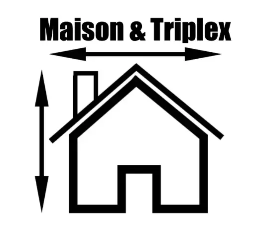 Maison & Triplex ( clic pour voir les tarifs en fonction des m2 ) 