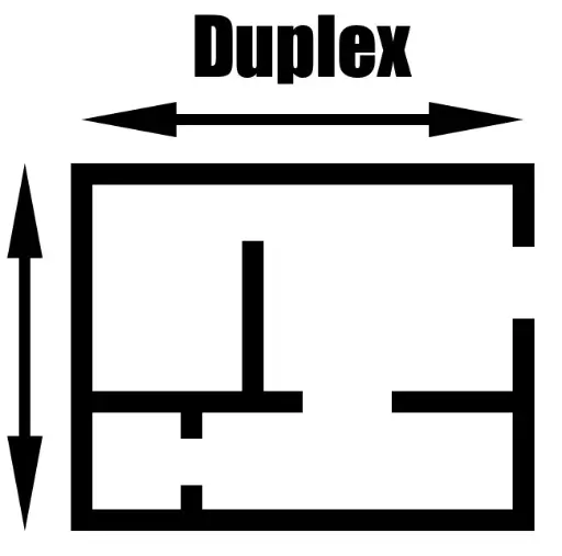 Duplex ( clic pour voir les tarifs en fonction des m2 ) 